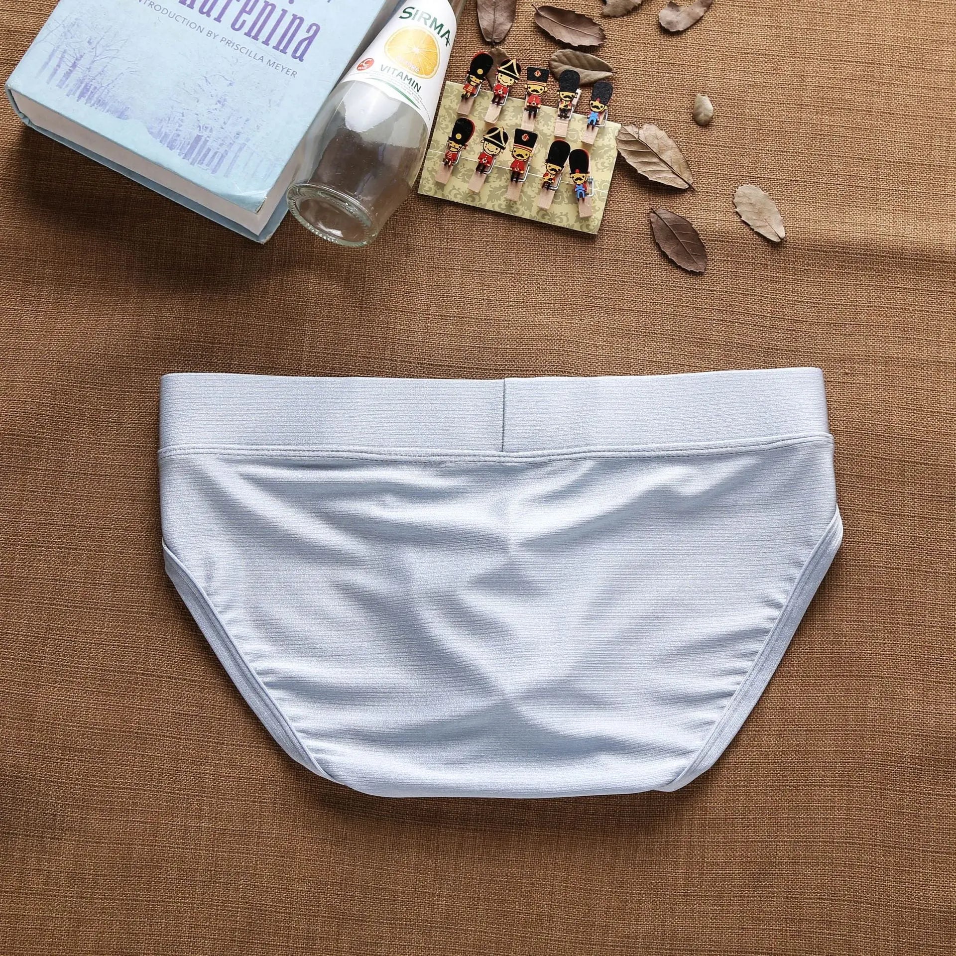 Addicted Solid Silk Briefs ZYMONDAY