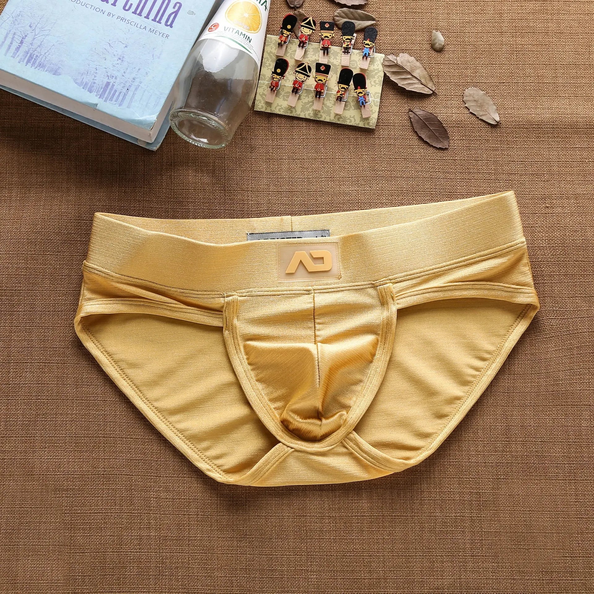 Addicted Solid Silk Briefs ZYMONDAY