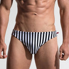 B&W Stripes Speedo Desmiit