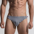 B&W Stripes Speedo Desmiit