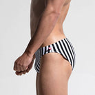 B&W Stripes Speedo Desmiit