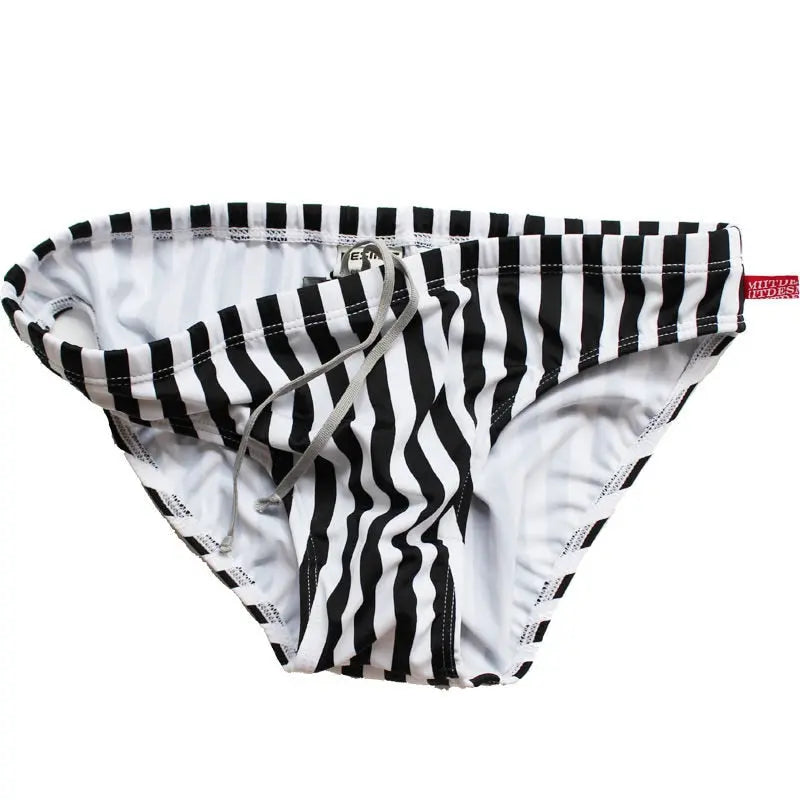 B&W Stripes Speedo Desmiit