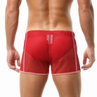Fishnet Transparent Shorts Seobean Swimwear Men Sexy Gay Swimming Trunks Beach See-through Mesh Swimsuit Boxer Briefs Underwear The Locker Room Jock