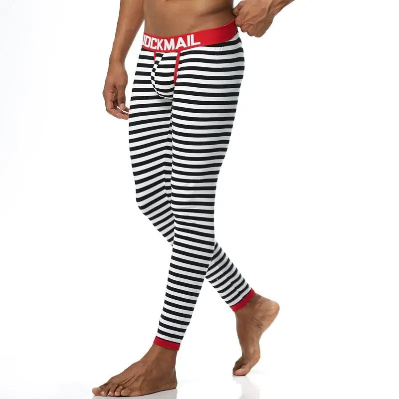 Jockmail B&W Stripes Long Johns Jockmail