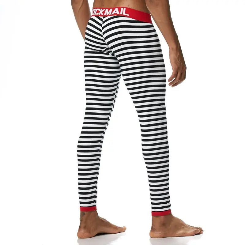 Jockmail B&W Stripes Long Johns Jockmail