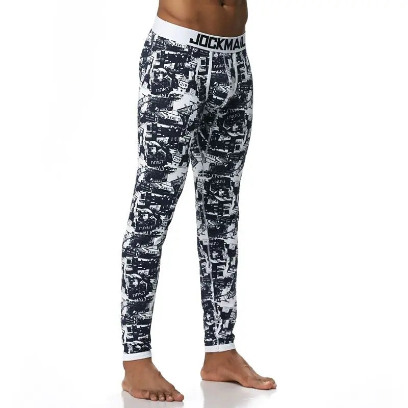Jockmail Black Retro Long Johns Jockmail