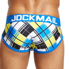 Jockmail Blue Tartan Briefs Jockmail