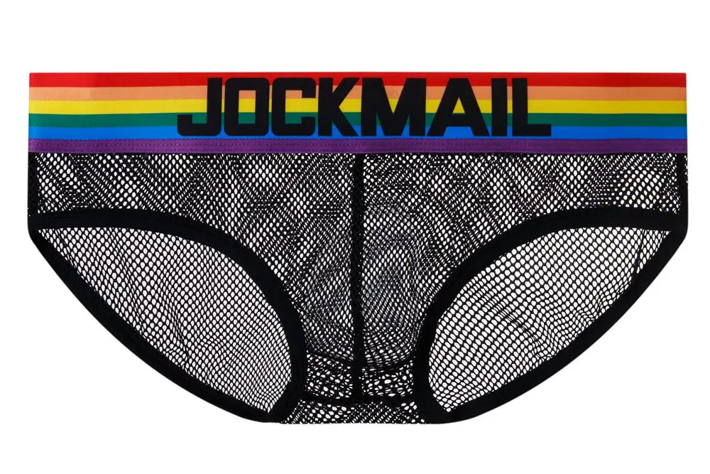 Jockmail Rainbow Mesh Briefs Jockmail