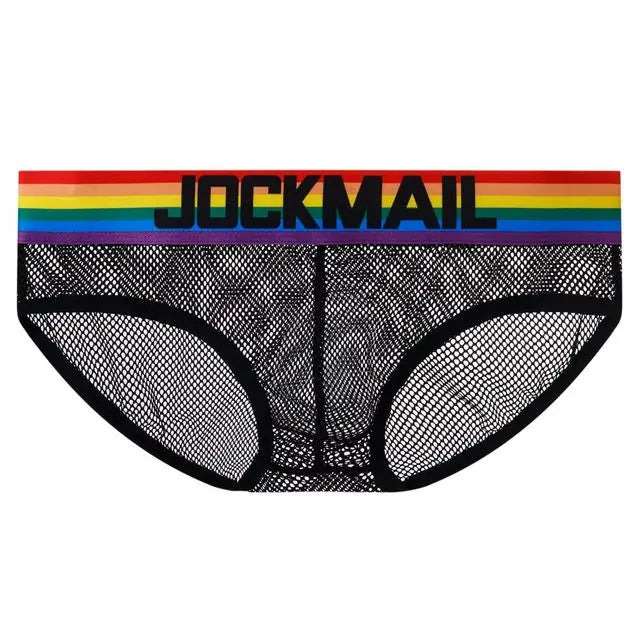 Jockmail Rainbow Mesh Briefs Jockmail