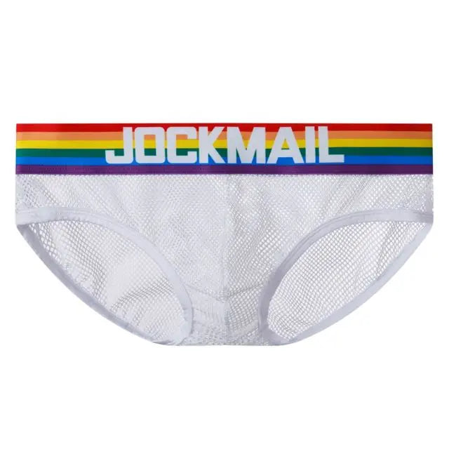 Jockmail Rainbow Mesh Briefs Jockmail
