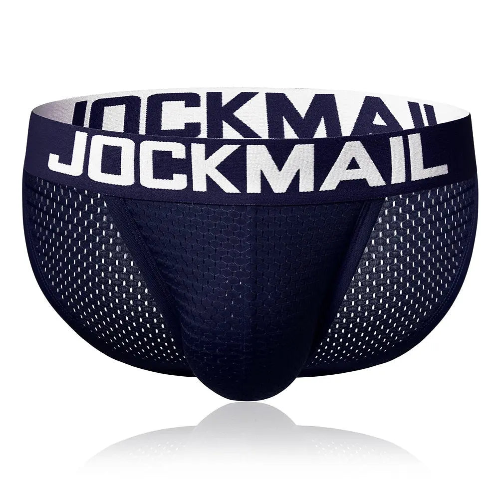 Jockmail Solid Mesh Sport Brief Jockmail