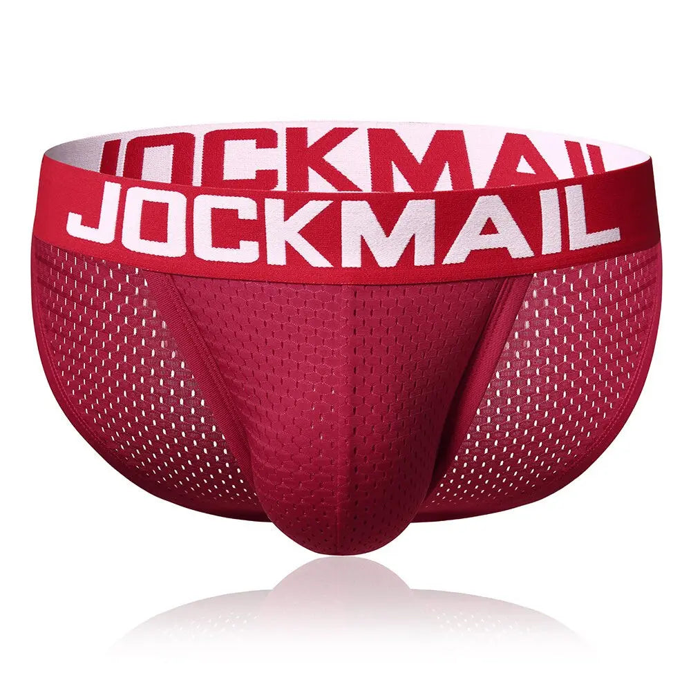 Jockmail Solid Mesh Sport Brief Jockmail