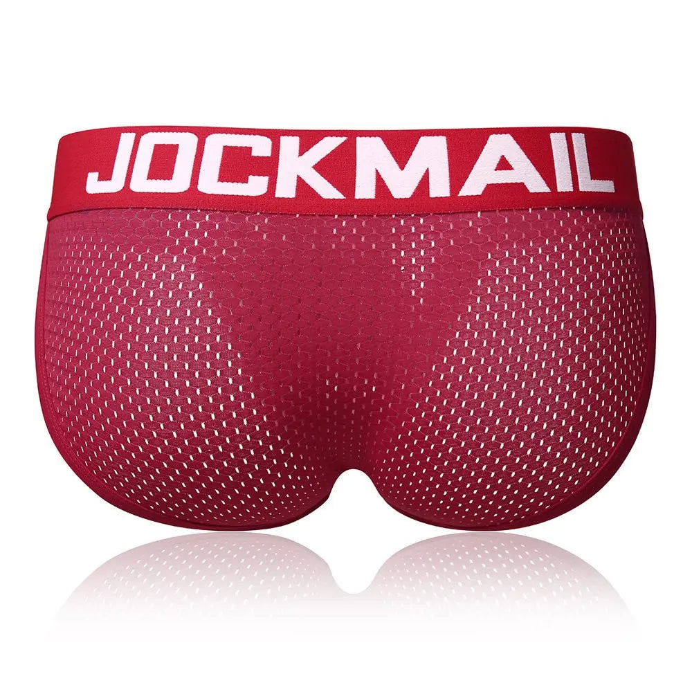 Jockmail Solid Mesh Sport Brief Jockmail