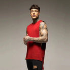 Oversize Cut Off Sleeveless Shirt Muscleguys