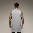 Oversize Cut Off Sleeveless Shirt Muscleguys