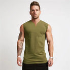 V Neck Fitness Shirt Muscleguys