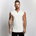 V Neck Fitness Shirt Muscleguys
