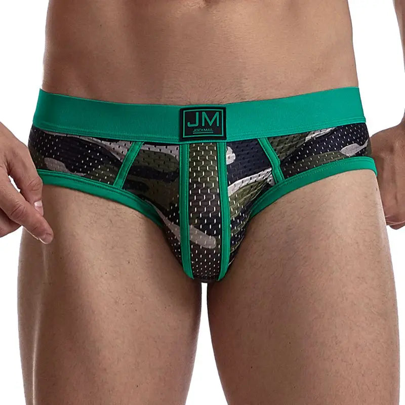 Jockmail Camo Mesh Brief The Locker Room Jock