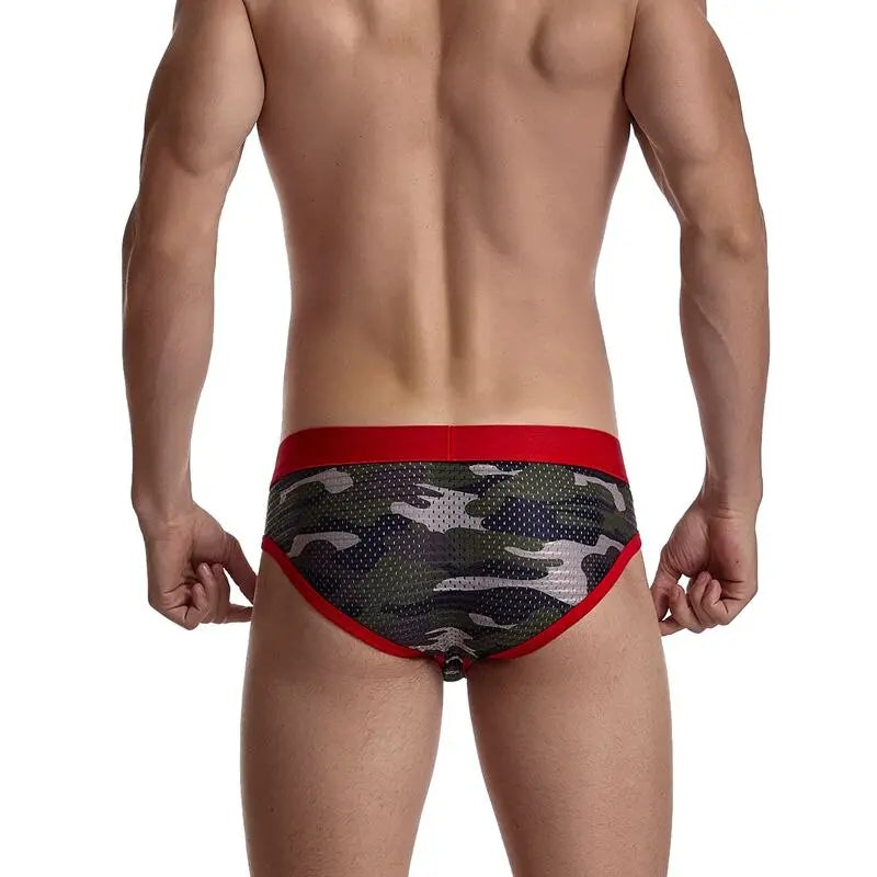 Jockmail Camo Mesh Brief The Locker Room Jock