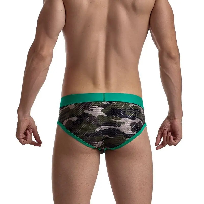 Jockmail Camo Mesh Brief The Locker Room Jock