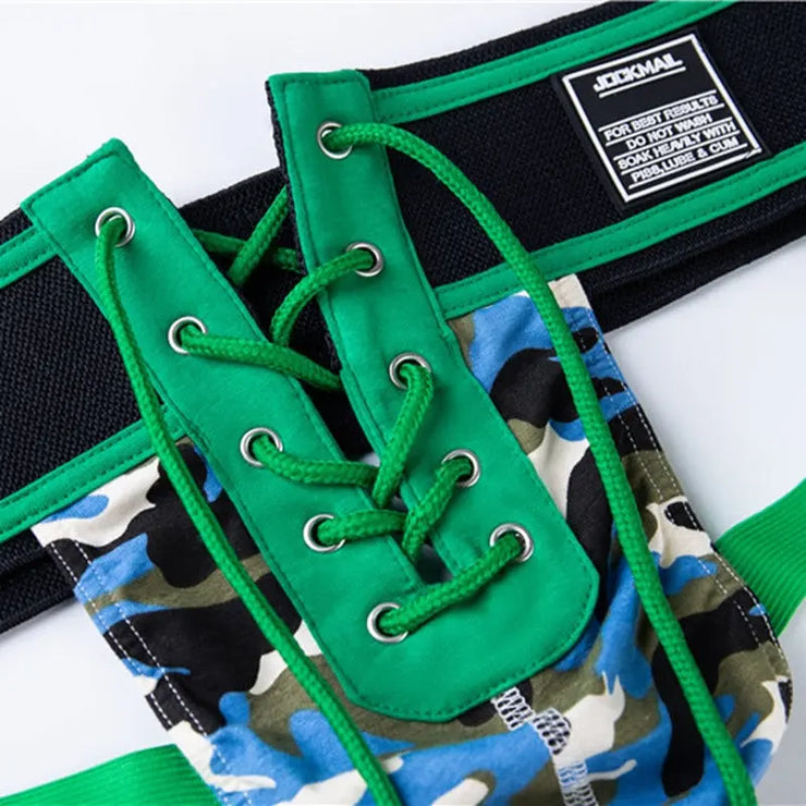 Shop Jockmail Football Lace Up Jockstrap Real jock underwear