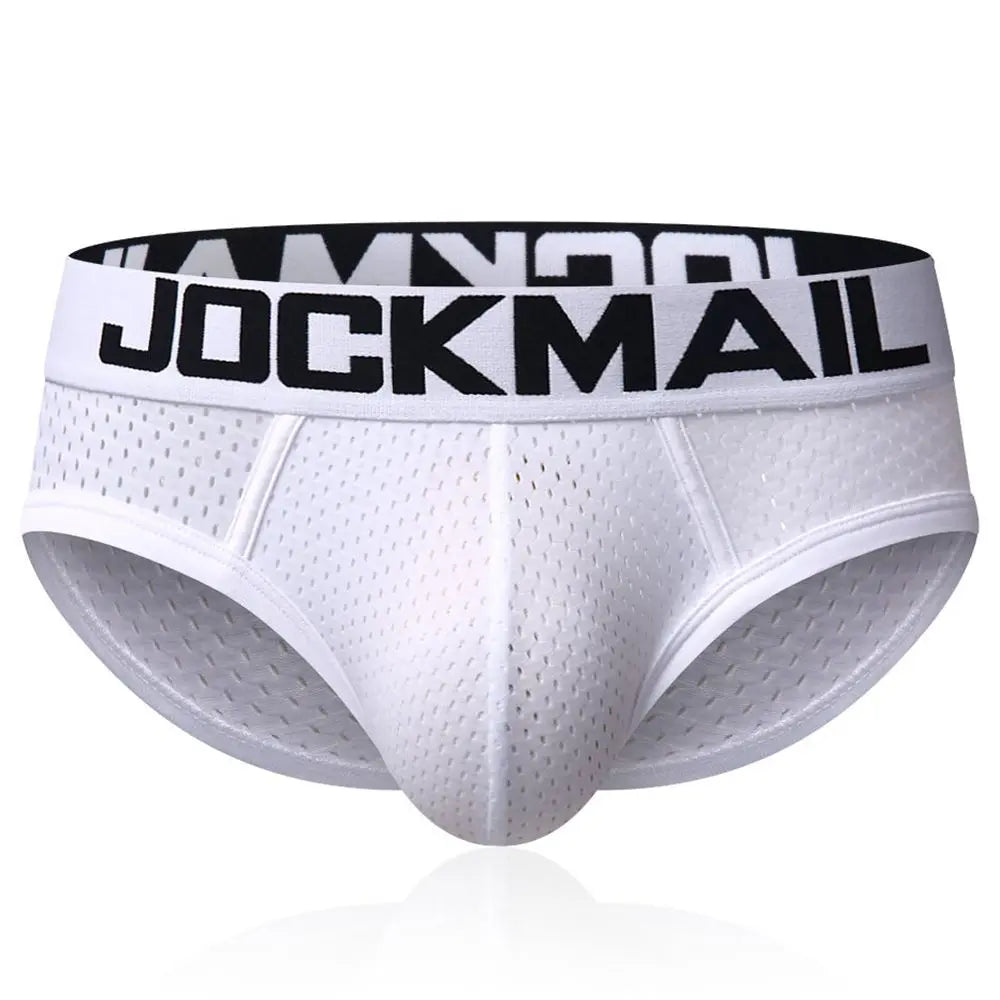 Shop Jockmail Solid Mesh Briefs - Real jock underwear, swimwear & more ...